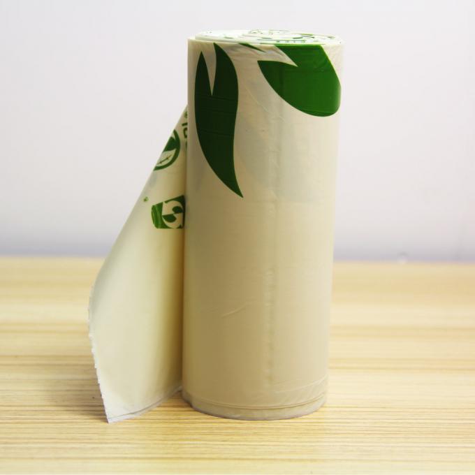 El animal doméstico portátil que los desperdicios degradables de la basura del ultramarinos imprimieron el bolso plástico del tubo de las compras de la basura empaqueta en el rollo