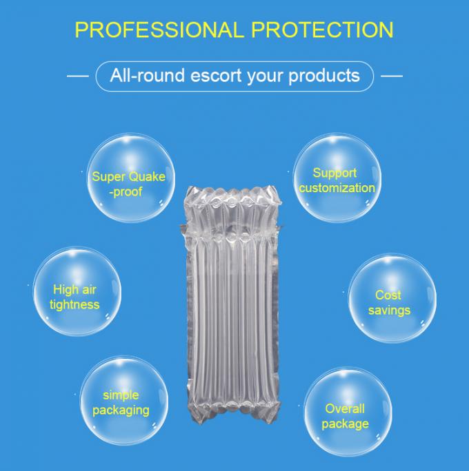 Protección del bolso de la columna de la burbuja de aire de la seguridad material y de la protección del medio ambiente