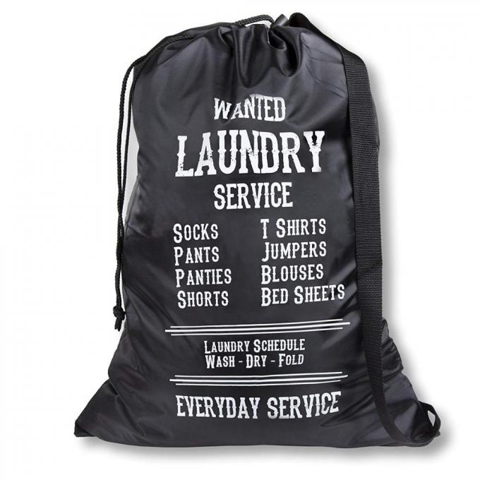 Bolsos plegables reutilizables baratos del lavadero del poliéster de la limpieza en seco en bulto