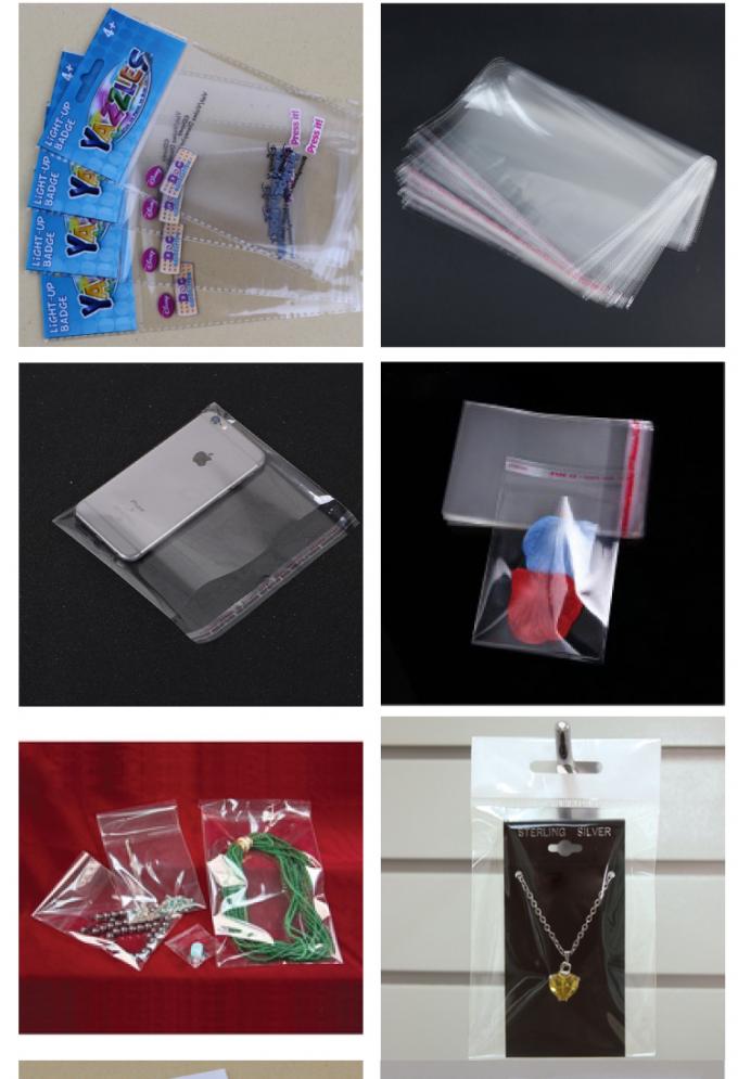 Uno mismo-adhensive de encargo reciclado venta caliente   La bolsa de plástico de empaquetado de la ropa, la bolsa de plástico de calidad superior del PVC de Opp para la ropa