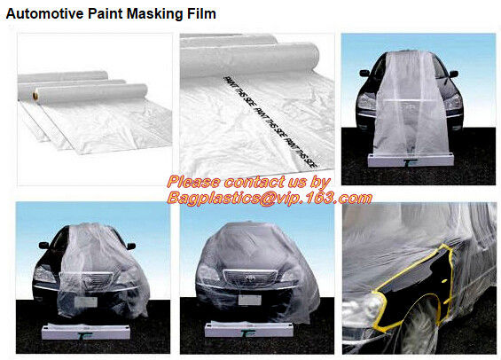 Los accesorios plásticos disponibles del coche de las cubiertas de asiento de carro pintan la película que enmascara