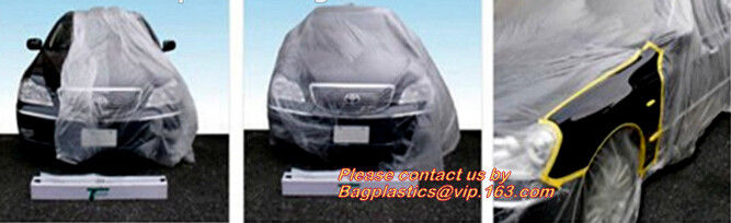 Los accesorios plásticos disponibles del coche de las cubiertas de asiento de carro pintan la película que enmascara