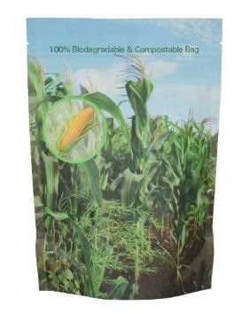 la aduana amistosa del eco imprimió bolsos inferiores del paquete del café del bloque de los bolsos del filamento del pla de alimentos del 100% que hacían compras del bolso biodegradable del envasado