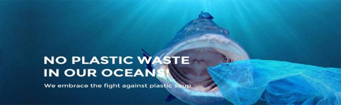 Los bolsos cortados con tintas abonablees biodegradables OXOS plásticos amistosos del almidón de maíz de la mandioca de Eco D2W EPI el 100% venden al por mayor 10