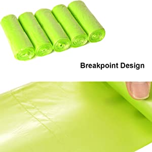 bolsos de basura verdes