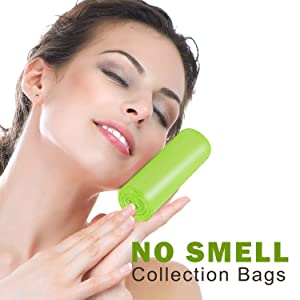 pequeños bolsos de basura