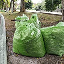 Bolso de basura del patio trasero