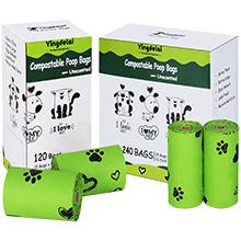 Bolsa biodegradable de almidón de maíz, bolsa compostable para el hogar y la comunidad, cocina bolsas individuales personalizadas para portadores de chalecos 0