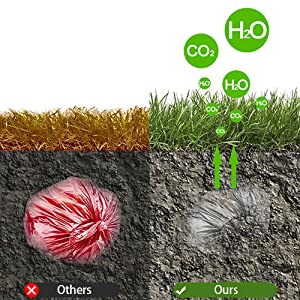 Bolso limpio de la basura del perro del dispensador del bolso de la basura del animal doméstico del bolso del impulso del perro de la forma del hueso del animal doméstico respetuoso del medio ambiente de los trazadores de líneas de la papelera de Unscented 2