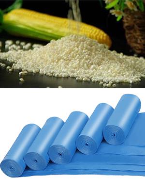 La maicena basó los bolsos abonablees de la basura del animal doméstico, bolso abonable respetuoso del medio ambiente del impulso del animal doméstico, bolso seguro de la basura del perro, Po biodegradable 0