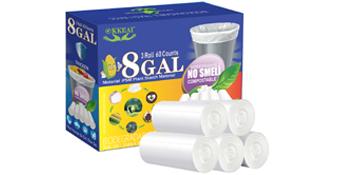 Bolso plástico abonable de la camiseta de la manija de la comida de la maicena que hace compras, paquete plástico degradable y abonable modificado para requisitos particulares de la comida 8