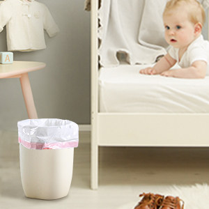 Los trazadores de líneas del compartimiento de la papelera del lazo del paquete de Eco empaquetan los bolsos de compras abonablees biodegradables del chaleco para las verduras y las frutas 6