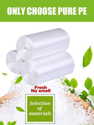 Bolsos de basura biodegradables disponibles promocionales de la camiseta el 100%, almidón de maíz abonable modificado para requisitos particulares del PLA de EPI D2W el 100% OXO 0