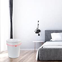 Bolsos abonablees Tierra-amistosos del perro el 100% para el impulso, 4Refill Rolls, 60Bags total, bolso de basura plástico del impulso inútil del perro casero 100 5