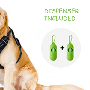 Maicena Compostables, bolsos abonablees favorables al medio ambiente del impulso del animal doméstico del perro de Unscented, prueba del bolso del impulso del perro del escape del sello de la estrella 4