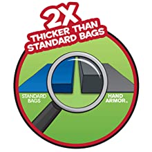 Bolso de basura abonable biodegradable modificado para requisitos particulares del lazo, bolsos de basura abonablees en el rollo con el lazo, cinta del drenaje 4