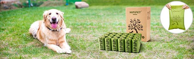 La basura abonable del lazo del maíz empaqueta en la caja del dispensador, las bolsas de plástico de lazo abonablees biodegradables modificadas para requisitos particulares 7