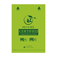 Bolso amistoso abonable biodegradable del lavadero del lazo de Eco del almidón de maíz, vagos plásticos de la basura del lazo abonable enorme 2