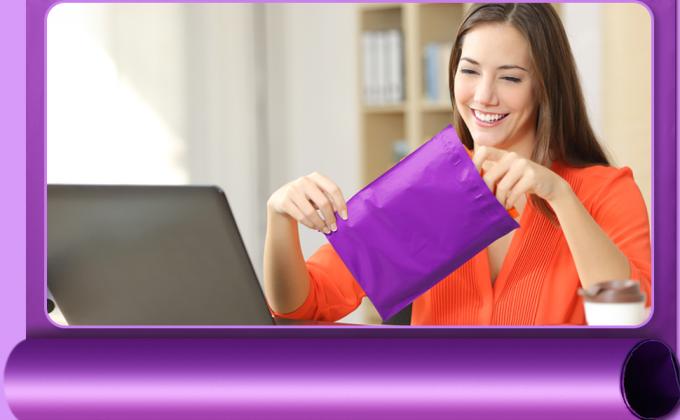 Anuncios publicitarios biodegradables abonablees del 100%, sobres de empaquetado Polymailer, grueso respetuoso del medio ambiente, adicional, de moda, con clase, Stret 2