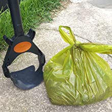 el stik gogo de la pequeña del perro del scooper del pooper del impulso de los bolsos cucharada media grande del poo pega el paseo grande de la limpieza del bolso