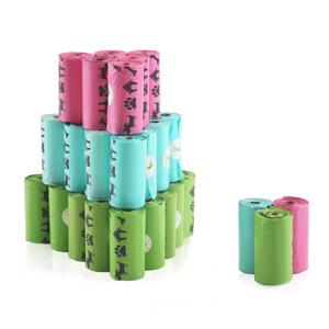 Bolso Planta-basado de la basura del perro | Abonable casero | Repuesto Rolls del dispensador | La prueba Poo del escape de Unscented empaqueta bio amistoso de Eco 1