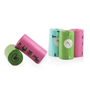 Bolso Planta-basado de la basura del perro | Abonable casero | Repuesto Rolls del dispensador | La prueba Poo del escape de Unscented empaqueta bio amistoso de Eco 6