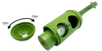 El bolso abonable disponible del impulso del perro para la limpieza del animal doméstico, basura hermética Tierra-amistosa del impulso del perro empaqueta con la manija del Fácil-lazo 2