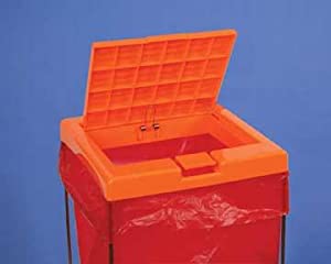 Los sacos de basura del Biohazard con el laboratorio del indicador de la etiqueta de advertencia/de la esterilización pueden los trazadores de líneas que etiquetan basura biológicamente peligroso con seguridad 2