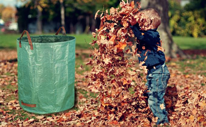 El cultivar un huerto resistente de Reuseable empaqueta el totalizador portátil del paisaje del compartimiento de la hierba de la lona plegable del bolso de la basura de la hoja del jardín de la piscina del césped 0