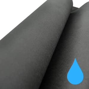Láminas de plástico de 6 Mil Polyethylene Sheeting Roll Black, lona plástica, pajote plástico, barrera de la mala hierba, humedad concreta 1