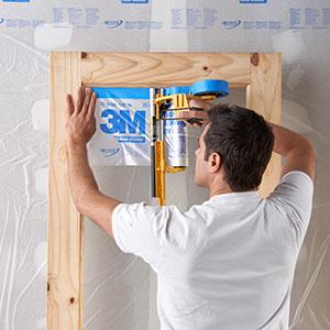 Grabe y cubra, película que enmascara pregrabada para la cubierta de pintura automotriz, papel adhesivo clasificado, el mejor enmascarar automotriz 0