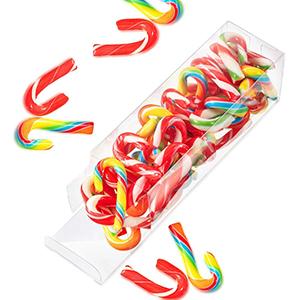 Favores de partido transparentes de la caja de embalaje de regalo de Eco de los envases cuadrados amistosos de la caja, boda, cumpleaños, acción de gracias, Halloween 2