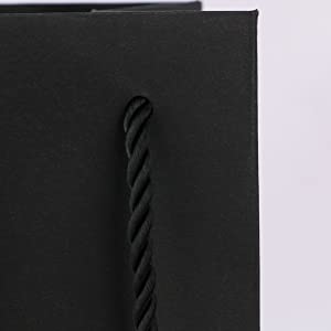 Los bolsos del vino del empaquetado al por menor de Eco de la extensión del pelo del sello de la hoja de oro abultan los bolsos de papel del regalo del vino de Kraft con las manijas 1