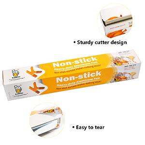 Rollo de la comida de la cortadora del papel de aluminio del hogar en venta, rollo enorme 8011 del papel de aluminio para la comida Packag 2