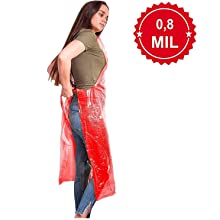 delantal del polietileno