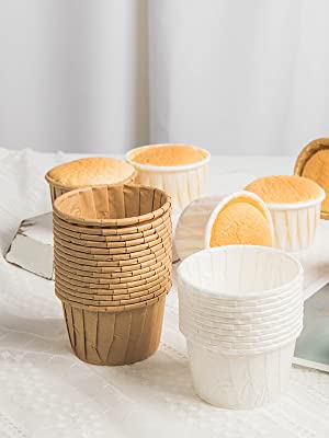 Trazadores de líneas estándar del mollete del trazador de líneas 150pcs de la magdalena de Katbite, tazas que cuecen disponibles