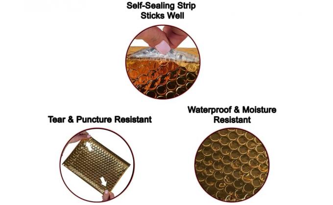 Bolso cosmético de envío a prueba de choques olográfico de la botella del cepillo de la burbuja de la bolsa de Ziplockk del viaje cosmético más brillante cosmético del cepillo 16