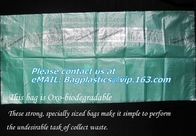 En13432 certificó el bolso abonable en el rollo, bolso que hacía compras biodegradable plástico del portador abonable del chaleco del 100% con EN13432