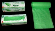 bolso de basura plástico degradable abonable del hogar bio, bolso de ultramarinos de lino de encargo abonable del bolso del 100%