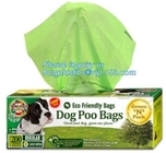 El almidón de maíz Eco PE amistoso Logo Printed Dog Poop Bag de encargo limpia los bolsos, bolso biodegradable del impulso del perro de Eco para el animal doméstico