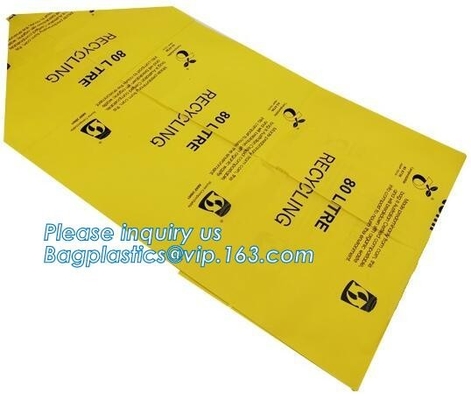 Bolsos de basura biodegradables disponibles promocionales de la camiseta el 100%, almidón de maíz abonable modificado para requisitos particulares del PLA de EPI D2W el 100% OXO