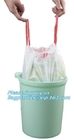 La basura abonable del lazo del maíz empaqueta en la caja del dispensador, las bolsas de plástico de lazo abonablees biodegradables modificadas para requisitos particulares