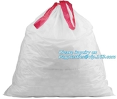 Bolsos de basura del lazo en bolso disponible del rollo en atuendo biodegradable abonable del lazo abonable, respetuoso del medio ambiente del rollo