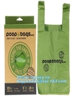 La maicena del PLA PBAT hizo los bolsos abonablees biodegradables del impulso del perro, bolso plástico abonable biodegradable de la impresión del perro del impulso