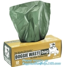 El hogar utilizó los bolsos biodegradables impresos modificados para requisitos particulares abonablees del impulso del perro, bolso de basura inútil del impulso del perro del PLA, comp superiores de la calidad