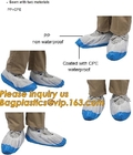 La bota de lluvia/el zapato impermeables azules disponibles cubre, cubierta para los zapatos, cubierta profesional respetuosa del medio ambiente de la lluvia del zapato hecha en China
