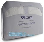 Cubierta de asiento de inodoro de papel disponible, cubierta de asiento de inodoro disponible de la bio microfibra plástica de papel de Eco impermeable, asiento de inodoro