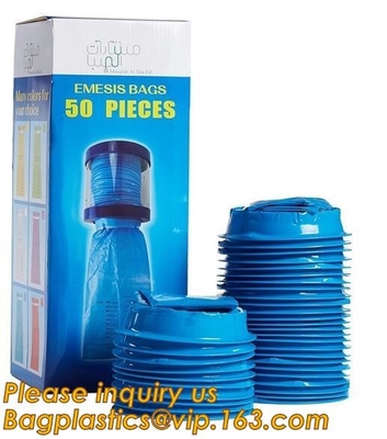 Los bolsos disponibles médicos de encargo del vómito del vómito de China, 1000ML vómito barato disposible del plástico del vómito 1500ml empaquetan packa del bagease
