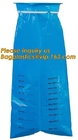 bolso del vómito del vómito disponible, utilizado para el bolso plástico azul disponible del vómito de /airplane/ del viaje de hospita/con el anillo Emes médico