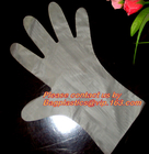 Guante médico de los guantes del PE claro disponible plástico transparente al por mayor del guante, CPE resistente Dispo del guante PE del aceite de la categoría alimenticia